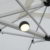 draagbare ledlampen voor hardhouten parasol