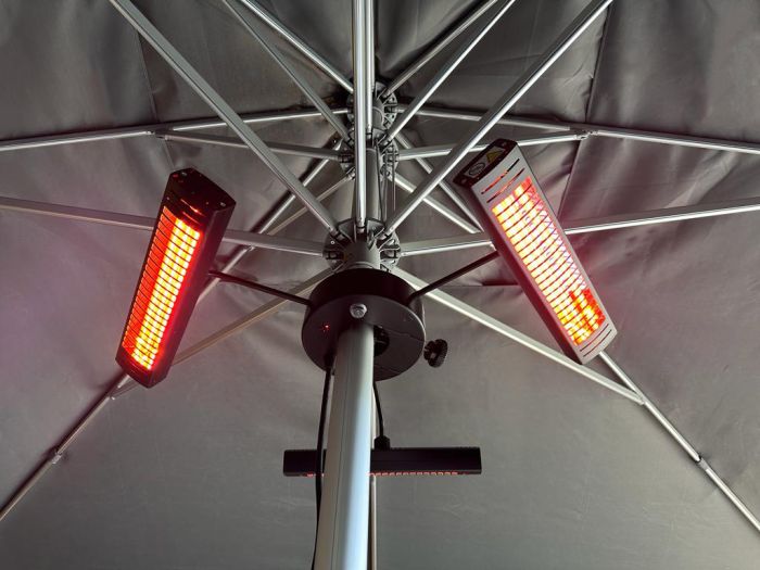 infrarood heater met 4 lampen