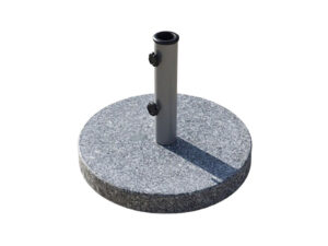 25kg Ronde Grijs Granieten Voet met Buis